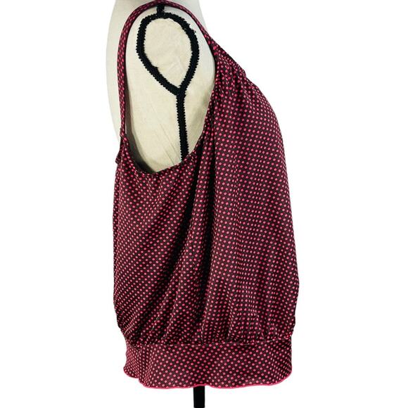 Gabar SZ 20W Blouson Tankini Swimwear Polka Dot Molded Shelf Bra Side Tie Multi - Picture 3 of 8